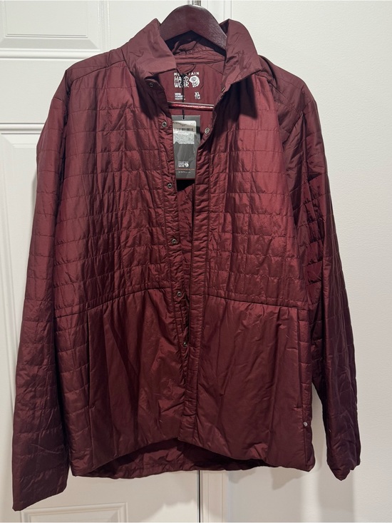 Mountain Hardwear Other - Mountain Hardwear M’s XL Skylab Overshirt Dark Umber Quilted Snap-Front Jacket